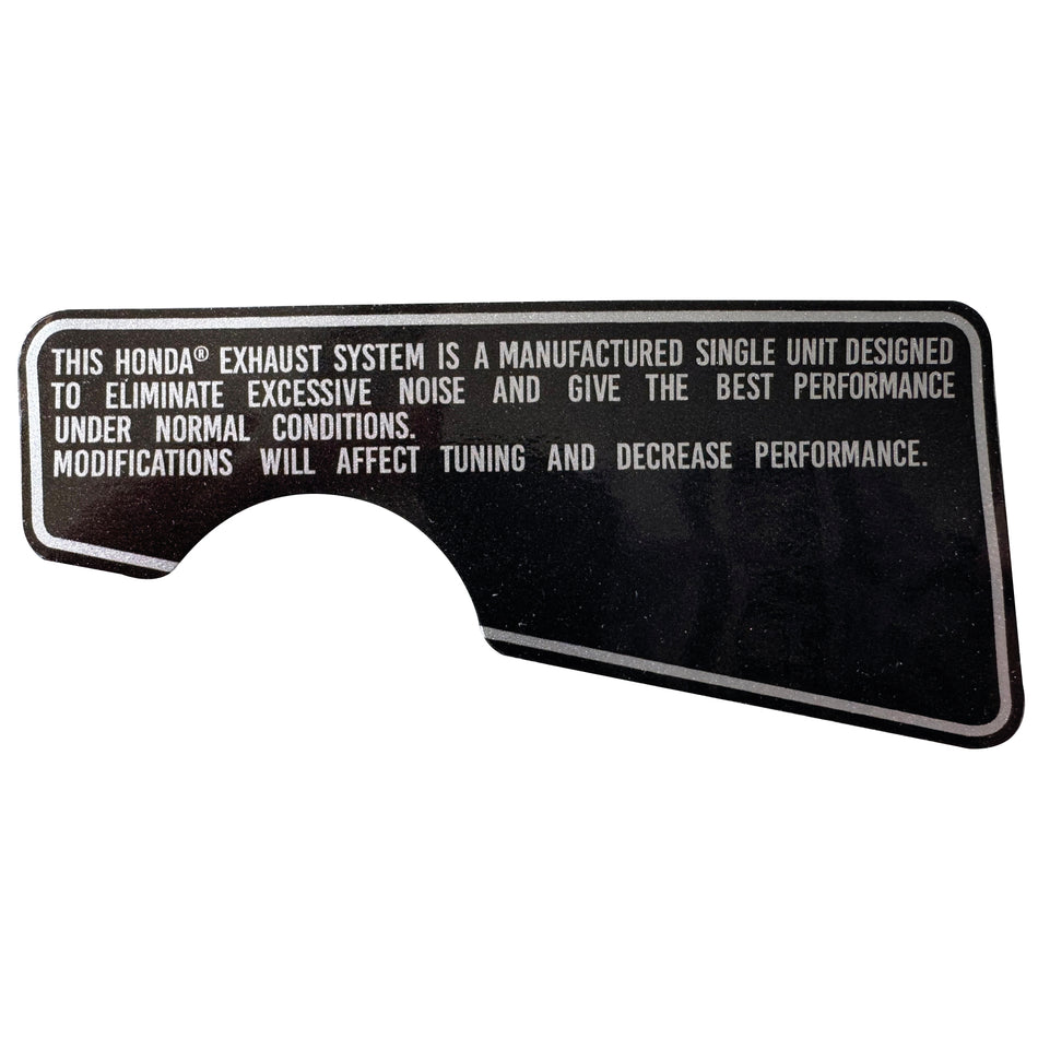 Autocollant de ventilation de batterie compatible avec Honda® CB 350 F (Quantité : 1 pièce)