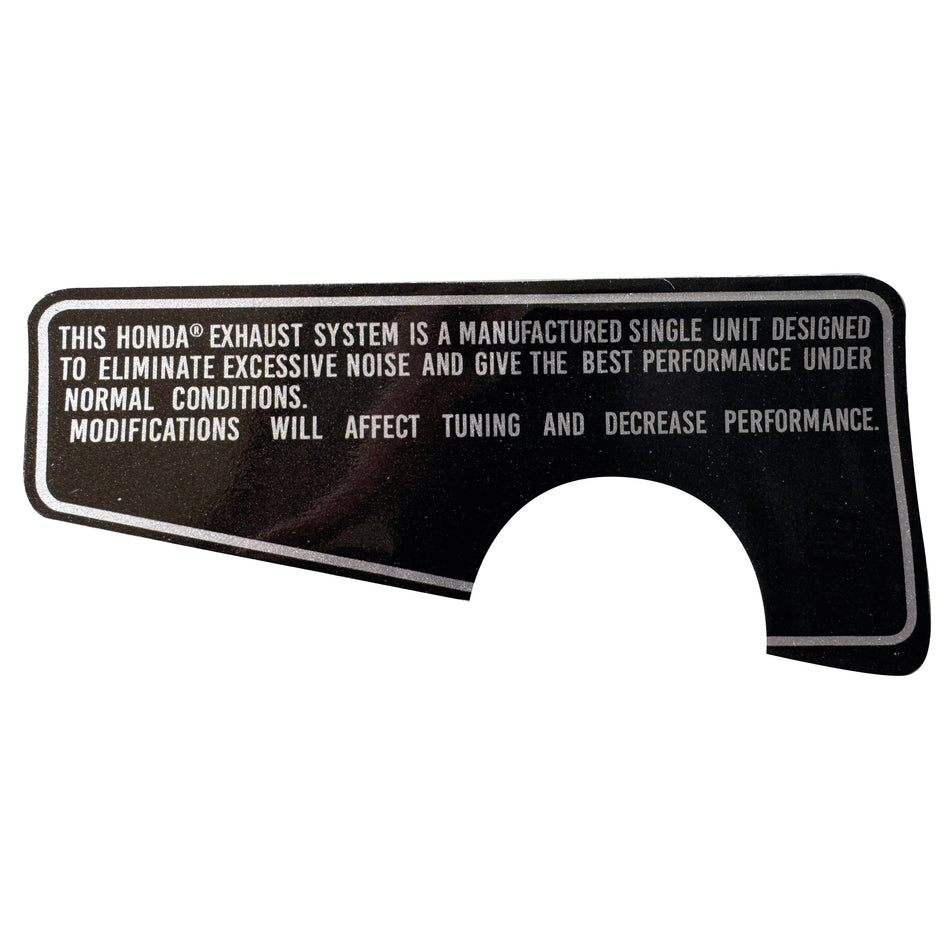 Autocollant de ventilation de batterie compatible avec Honda® CB 350 F (Quantité : 1 pièce)